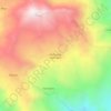 Topografische kaart Ayahuacas / Ayahuaca, hoogte, reliëf