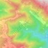 Topografische kaart la Castanya, hoogte, reliëf