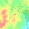 Topografische kaart Yarekoppa, hoogte, reliëf