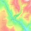 Topografische kaart Tecllo / Ticcllo, hoogte, reliëf