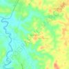 Topografische kaart Singabraja, hoogte, reliëf