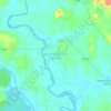 Topografische kaart Kampung Kuala Lesong, hoogte, reliëf