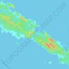 Topografische kaart Pulau Simeulue, hoogte, reliëf