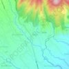 Topografische kaart Malitlit, hoogte, reliëf