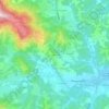 Topografische kaart Oberkraß, hoogte, reliëf
