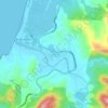Topografische kaart Coaque, hoogte, reliëf