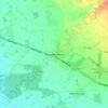 Topografische kaart Barmby Moor, hoogte, reliëf