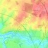 Topografische kaart La Grande Chauvière, hoogte, reliëf
