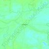 Topografische kaart Kalmakanda, hoogte, reliëf