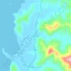 Topografische kaart Manlag, hoogte, reliëf