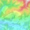 Topografische kaart Les Arils, hoogte, reliëf