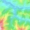 Topografische kaart La Maraviya, hoogte, reliëf