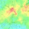 Topografische kaart Brackrade, hoogte, reliëf