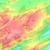 Topografische kaart Niverlée, hoogte, reliëf