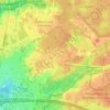 Topografische kaart Kwalaak, hoogte, reliëf