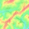 Topografische kaart Le Tronquoy, hoogte, reliëf