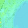 Topografische kaart Anchor Bay Shores, hoogte, reliëf