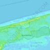 Topografische kaart Midsland aan Zee, hoogte, reliëf