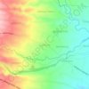 Topografische kaart Liposong, hoogte, reliëf