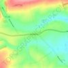 Topografische kaart Wetwang, hoogte, reliëf