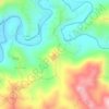 Topografische kaart Cerro Tirano, hoogte, reliëf