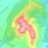 Topografische kaart Centinela, hoogte, reliëf