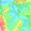 Topografische kaart Runa, hoogte, reliëf