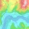 Topografische kaart Razamonde, hoogte, reliëf