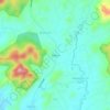 Topografische kaart Panuca, hoogte, reliëf