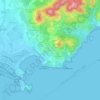 Topografische kaart Urbanització Puig de Can Vinyets, hoogte, reliëf