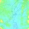 Topografische kaart Kampung Luar, hoogte, reliëf