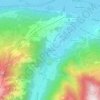 Topografische kaart Werkssiedlung, hoogte, reliëf