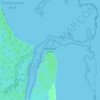 Topografische kaart Mangrove Point, hoogte, reliëf