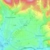 Topografische kaart Vahle, hoogte, reliëf