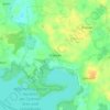 Topografische kaart Dransau, hoogte, reliëf