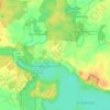 Topografische kaart Dargow, hoogte, reliëf