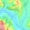 Topografische kaart Lješevo, hoogte, reliëf