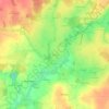 Topografische kaart Bel Air, hoogte, reliëf