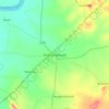 Topografische kaart Huvina Hadagali, hoogte, reliëf