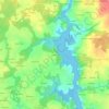 Topografische kaart Le Hénant, hoogte, reliëf