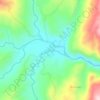 Topografische kaart Pacuan, hoogte, reliëf