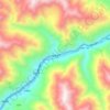 Topografische kaart Manai, hoogte, reliëf