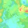 Topografische kaart Jedwabno, hoogte, reliëf