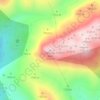 Topografische kaart Peña de Jaén, hoogte, reliëf