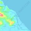 Topografische kaart Poblacion, hoogte, reliëf