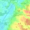 Topografische kaart Gnissau, hoogte, reliëf