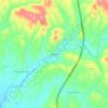 Topografische kaart Matosos, hoogte, reliëf