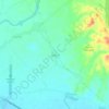 Topografische kaart Tejero, hoogte, reliëf