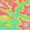 Topografische kaart Netzkater, hoogte, reliëf