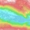 Topografische kaart Sørhovet, hoogte, reliëf